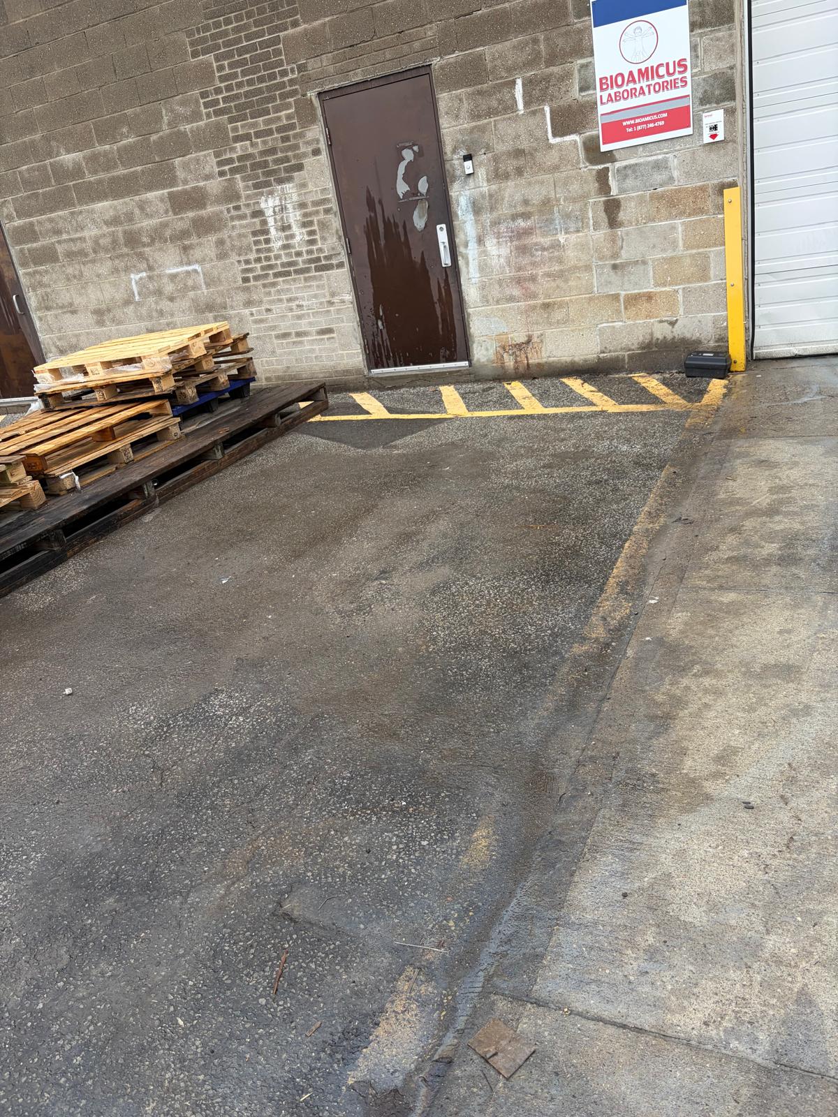 Dirty Commercial Lot Before